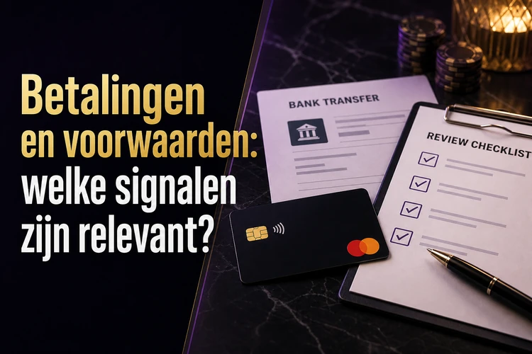 Betalingen en voorwaarden: welke signalen zijn relevant?
