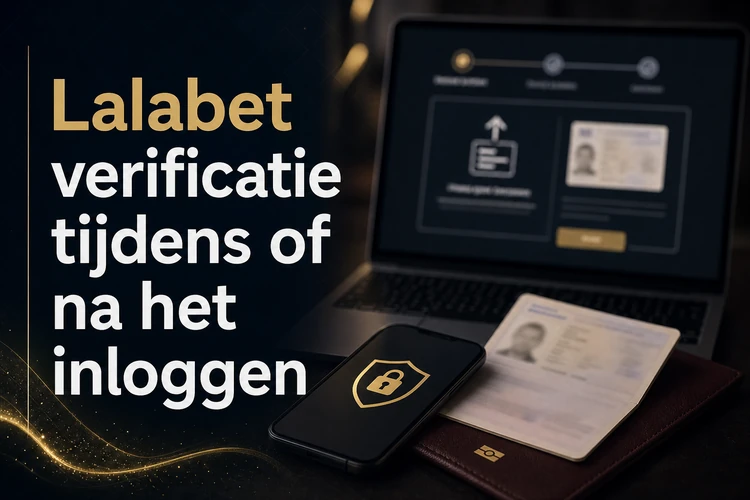 Lalabet verificatie tijdens of na het inloggen
