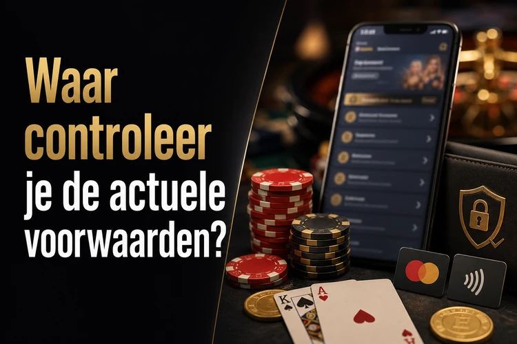 Waar controleer je de actuele voorwaarden?