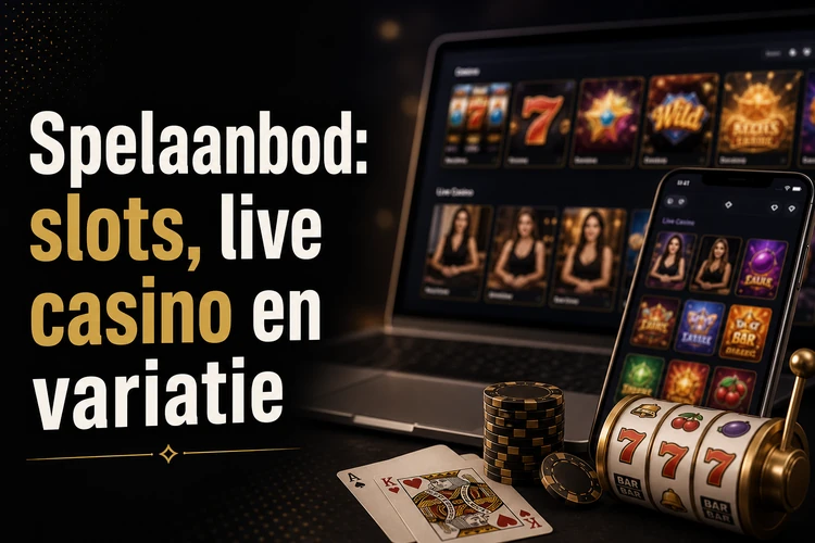 Spelaanbod: slots, live casino en variatie