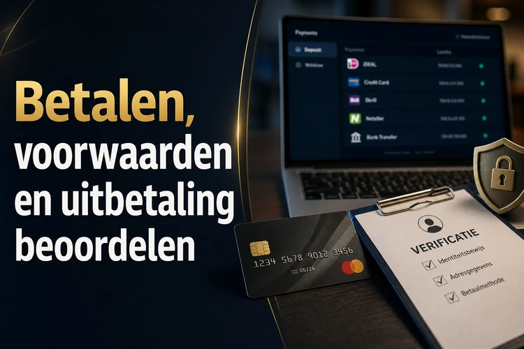 Betalen, voorwaarden en uitbetaling beoordelen
